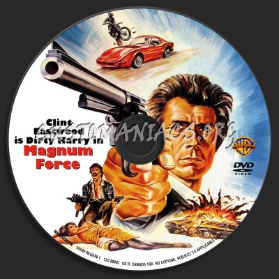 Magnum Force dvd label