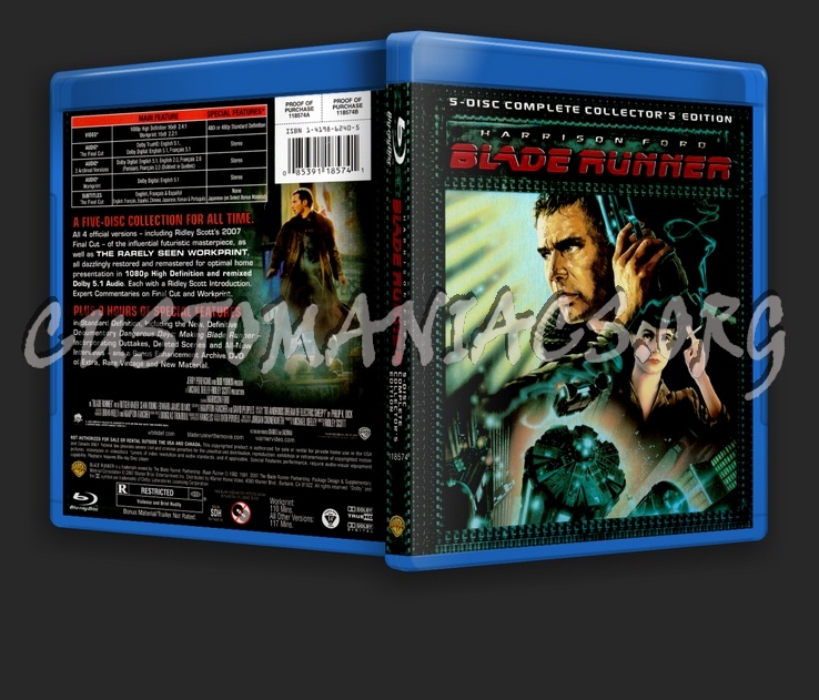 Blade Runner blu-ray cover