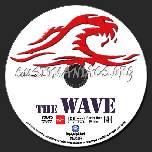 The Wave dvd label