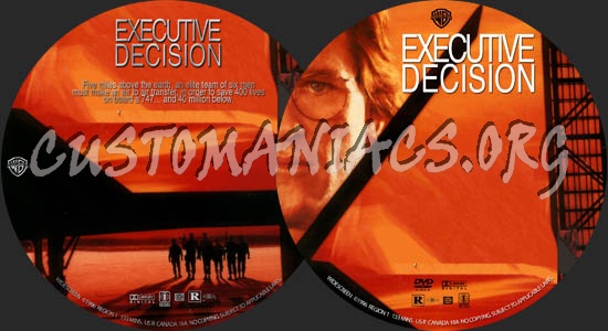 Executive Decision dvd label