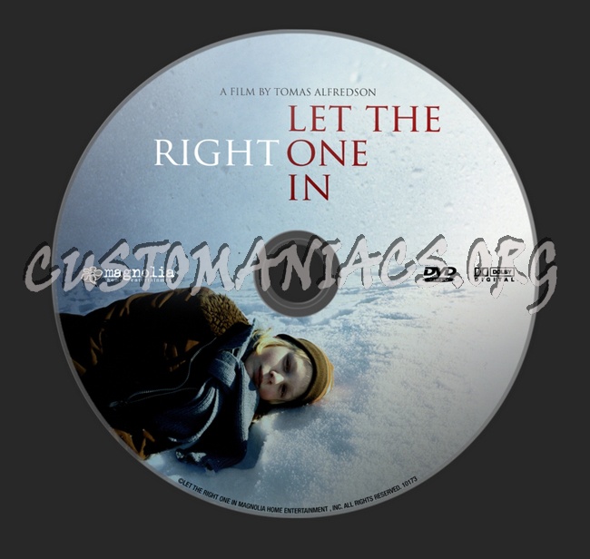 Let The Right One In dvd label