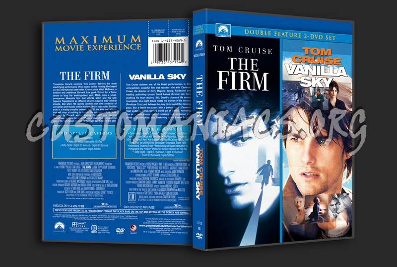 The Firm / Vanilla Sky dvd cover