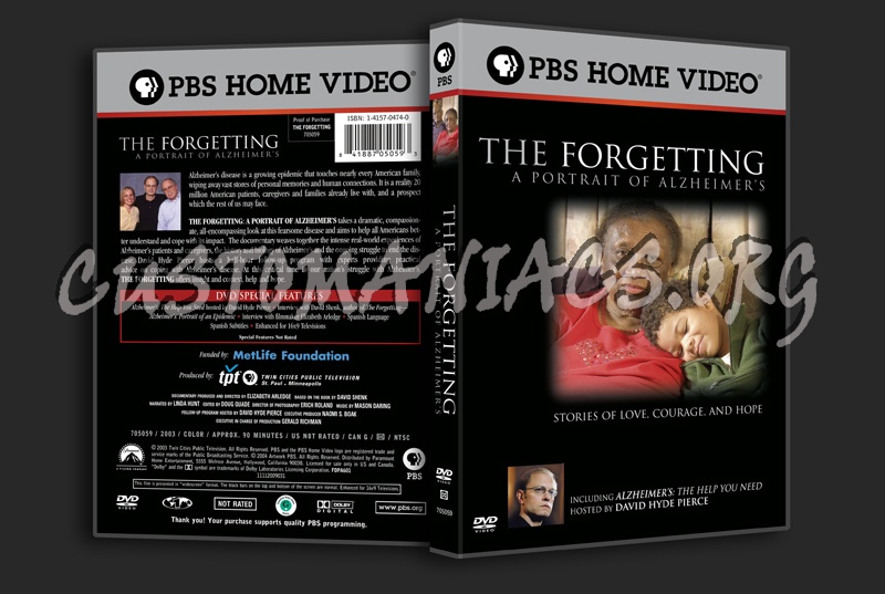 The Forgetting A Portrait of Alzheimer's dvd cover