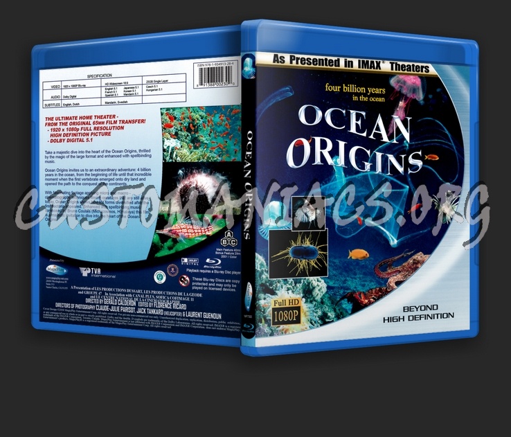 Imax Ocean Origins blu-ray cover