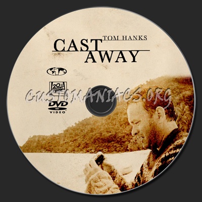Cast Away dvd label