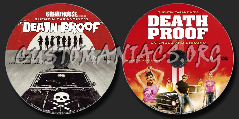 Death Proof dvd label