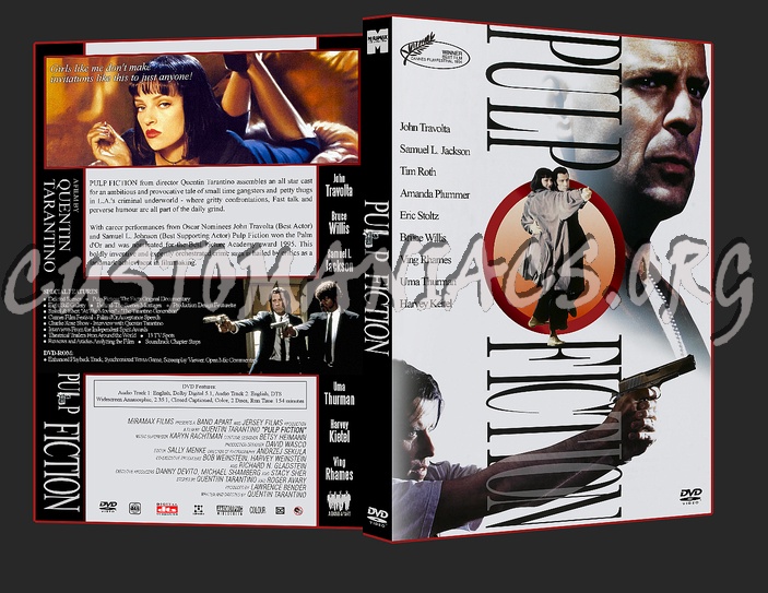 Pulp Fiction dvd cover