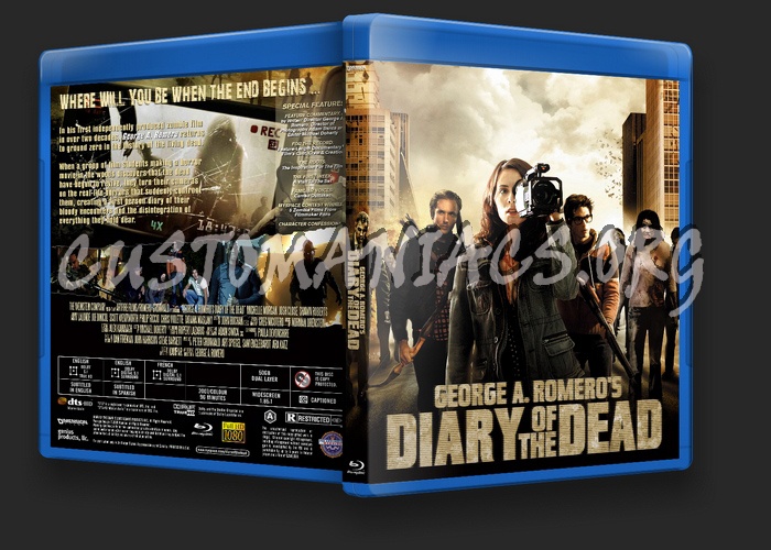 Diary of the Dead blu-ray cover