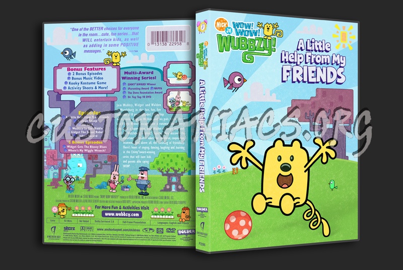 Wow Wow Wubbzy: A Little Help From My Friends dvd cover