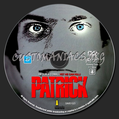 Patrick dvd label