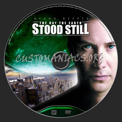 The Day The Earth Stood Still dvd label