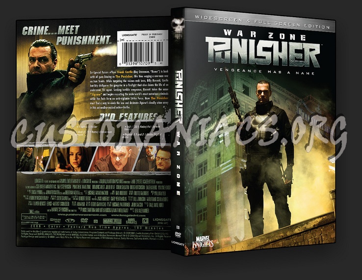 Punisher: War Zone dvd cover