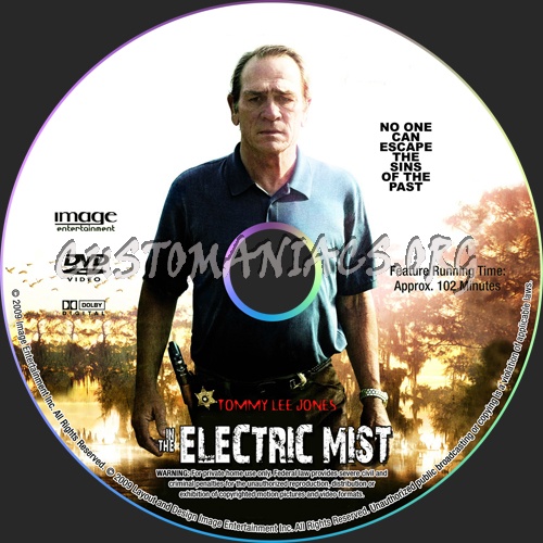 In the Electric Mist dvd label