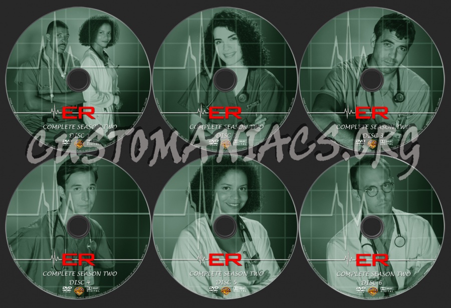 ER Season 2 dvd label