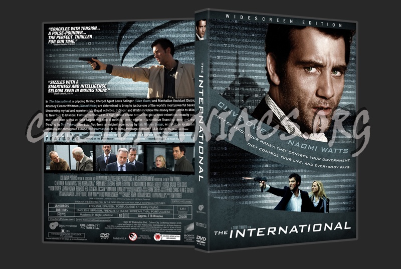 The International dvd cover