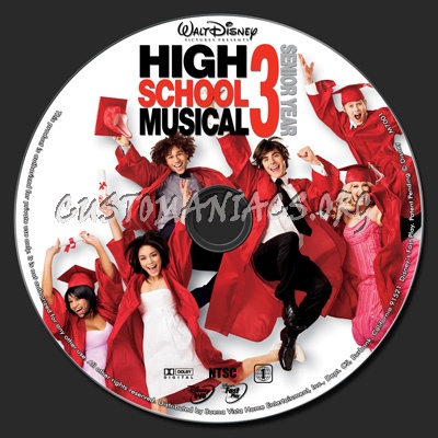 High School Musical 3 - Senior Year dvd label