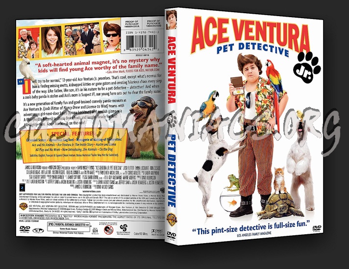 Ace Ventura Pet Detective Jr dvd cover