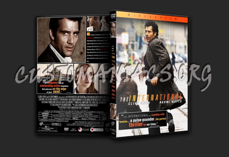 The International dvd cover