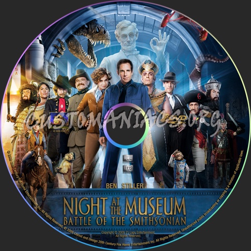 Night at the Museum: Battle of the Smithsonian dvd label