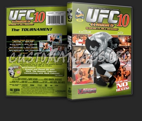 UFC Classics Vol.10 dvd cover