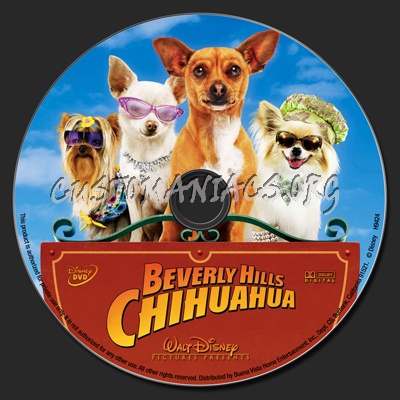 Beverly Hills Chihuahua dvd label