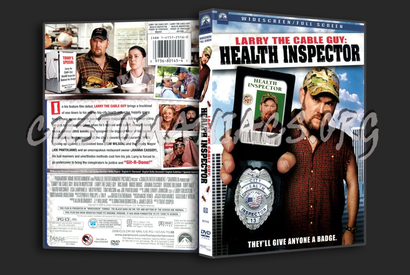 Larry The Cable Guy - Health Inspector dvd cover