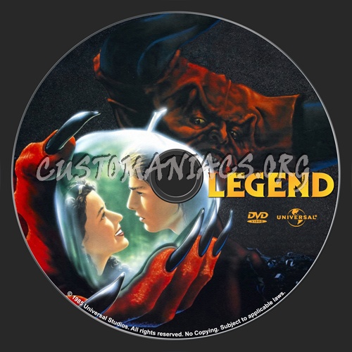 Legend dvd label