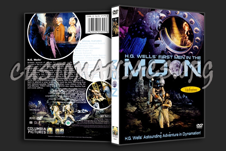 H.G. Wells First Men In The Moon dvd cover