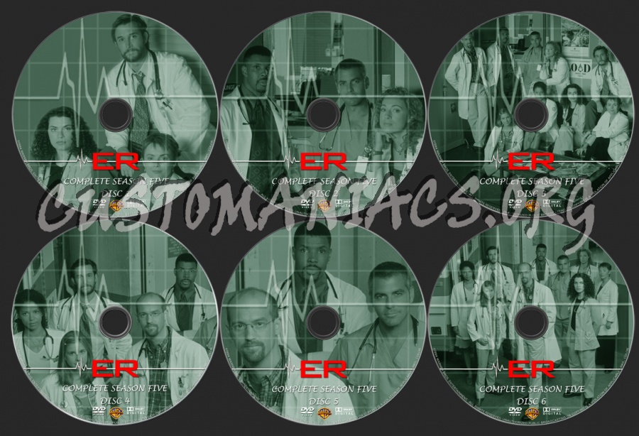 ER Season 5 dvd label