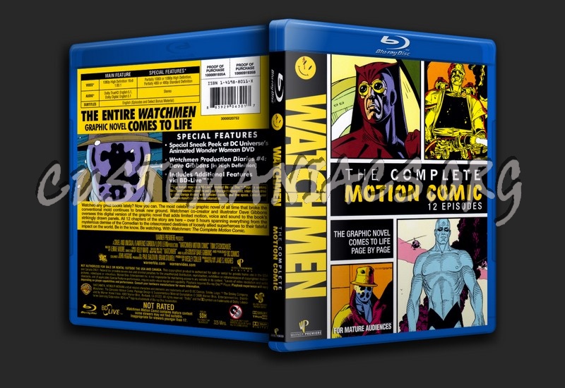 Watchmen-The Complete Motion Comic blu-ray cover