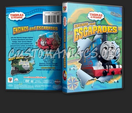 Thomas & Friends: Engines and Escapades dvd cover