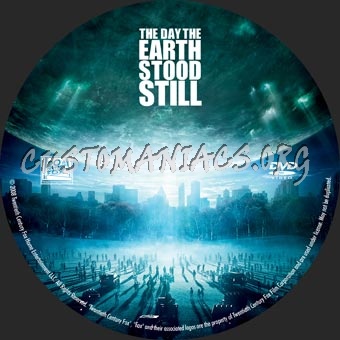The Day The Earth Stood Still dvd label