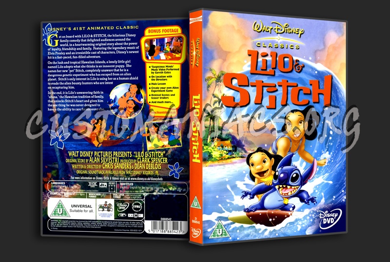 Lilo And Stitch dvd cover