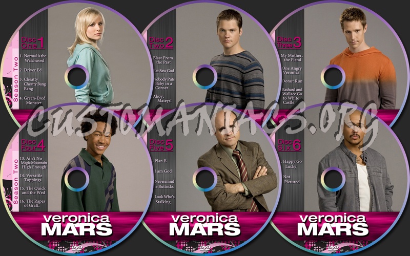 Veronica Mars Season 2 dvd label