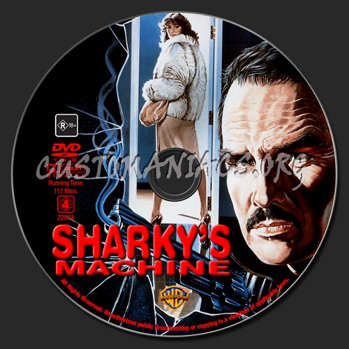 Sharky's Machine dvd label