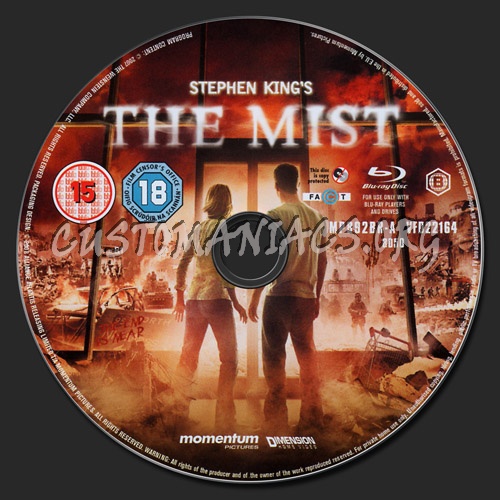 The Mist blu-ray label