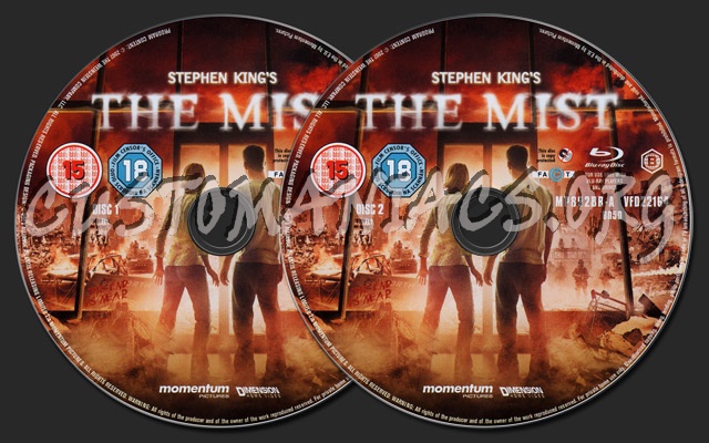 The Mist blu-ray label