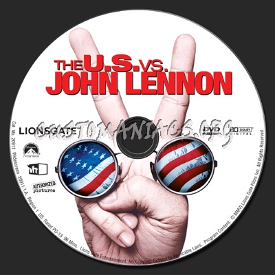 The U.S. vs. John Lennon dvd label