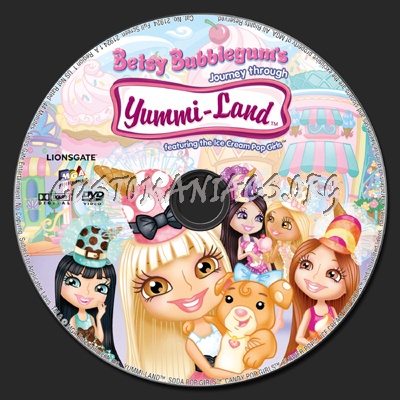 Betsy Bubblegum`s Journey trough Yummi - Land dvd label