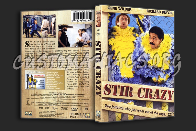 Stir Crazy dvd cover