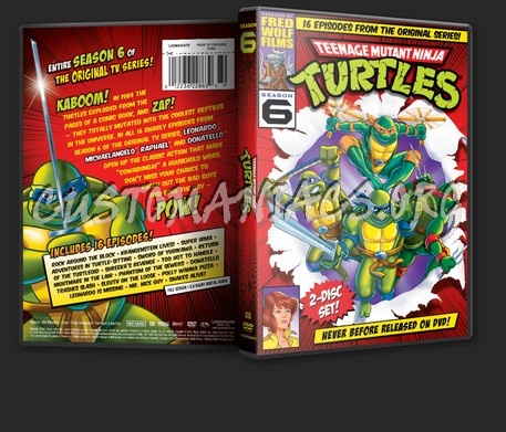 Teenage Mutant Ninja Turtles Season 6 dvd cover