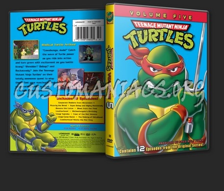 Teenage Mutant Ninja Turtles Volume 5 dvd cover