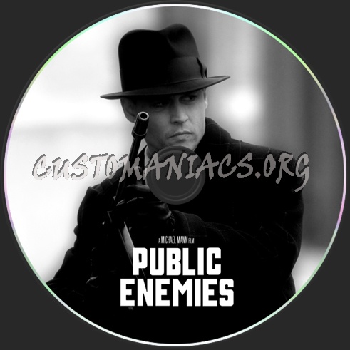 Public Enemies dvd label