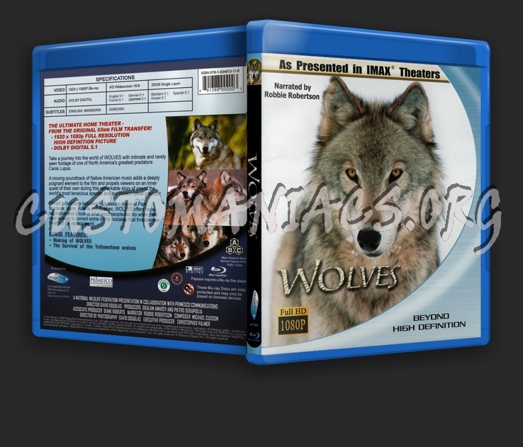 Imax Wolves blu-ray cover