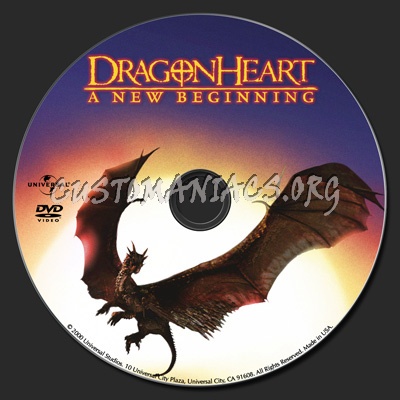 Dragonheart - A New Beginning dvd label