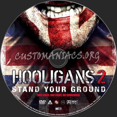 Green Street Hooligans 2 dvd label