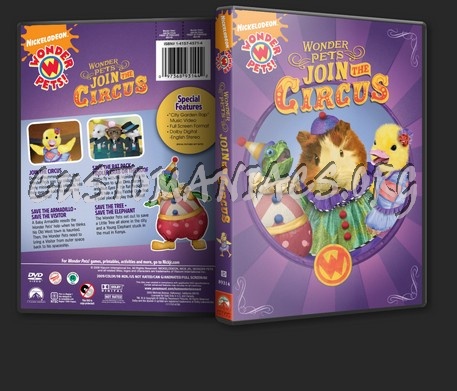 Wonder Pets! Join the Circus dvd cover