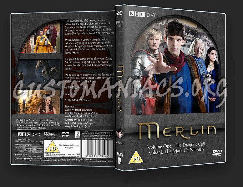 Merlin (BBC TV) dvd cover