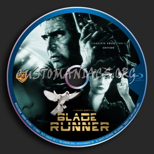Blade Runner blu-ray label