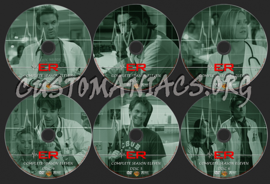 ER Season 11 dvd label